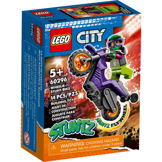 60296 Lego City Stunz – Kaskadérská wheelie motorka
