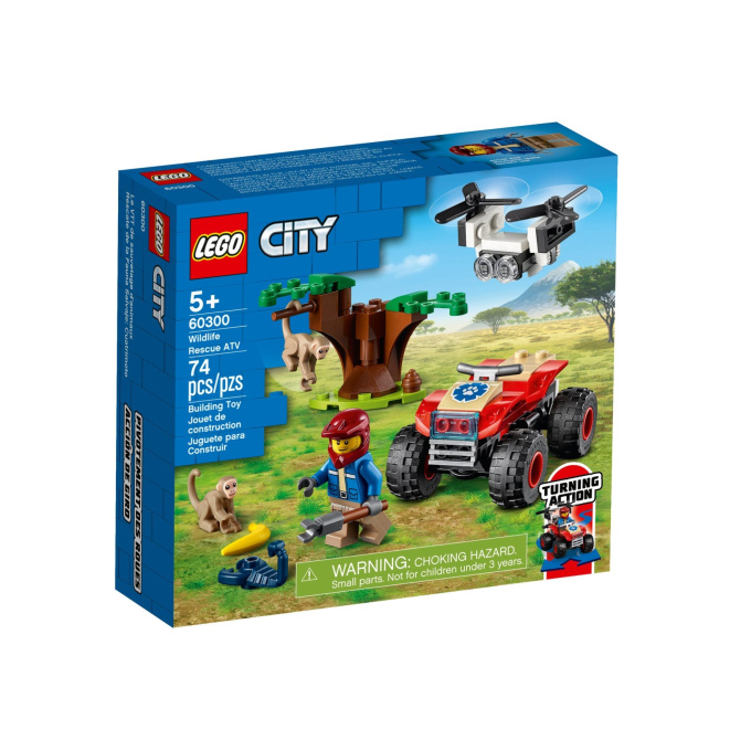 60300 Lego City – Záchranářská čtyřkolka v divočine