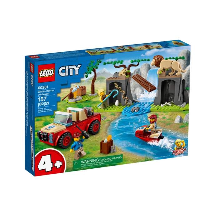 60301 Lego City - Záchranářské terénní auto do divočiny