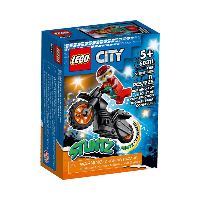 60311 Lego City Stunz – Ohnivá kaskadérská motorka