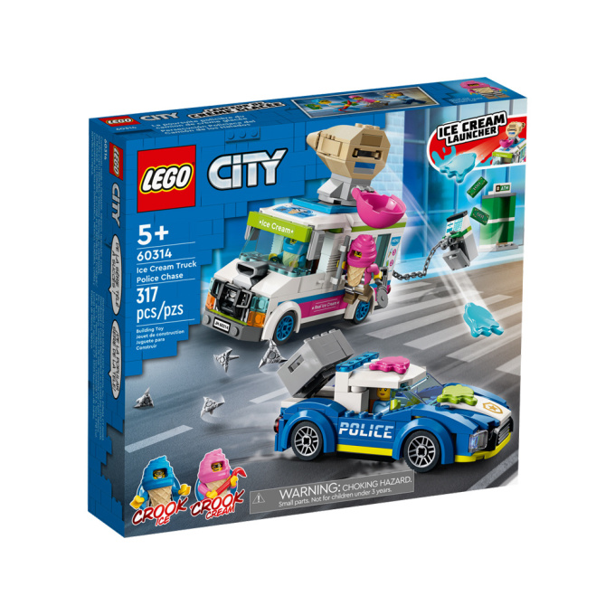 60314 Lego City – Policejní naháněčka se zmrzlinářským autem