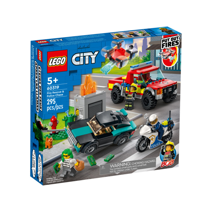 60319 Lego City – Hasiči a policejní naháněčka