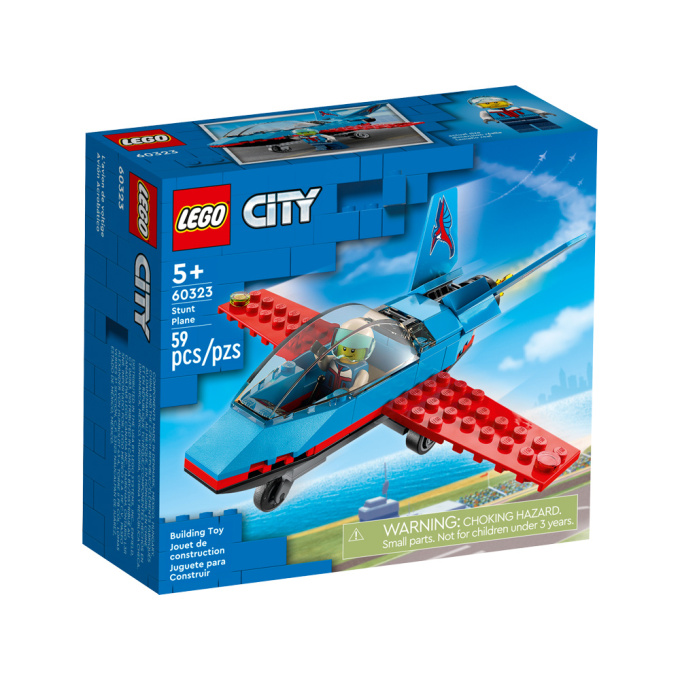 60323 Lego City – Kaskadérské letadlo