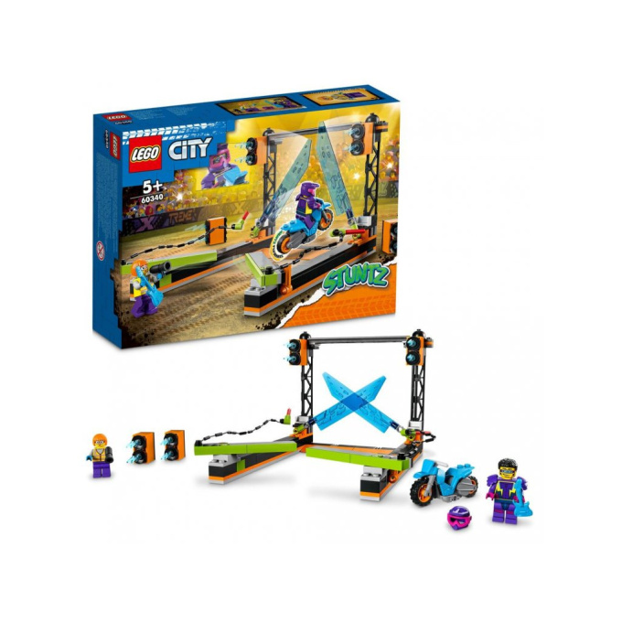 60340 Lego City – Kaskadérská výzva s čepelemi