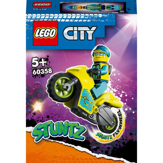 60358 Lego City- Kaskadérská Kybermotorka