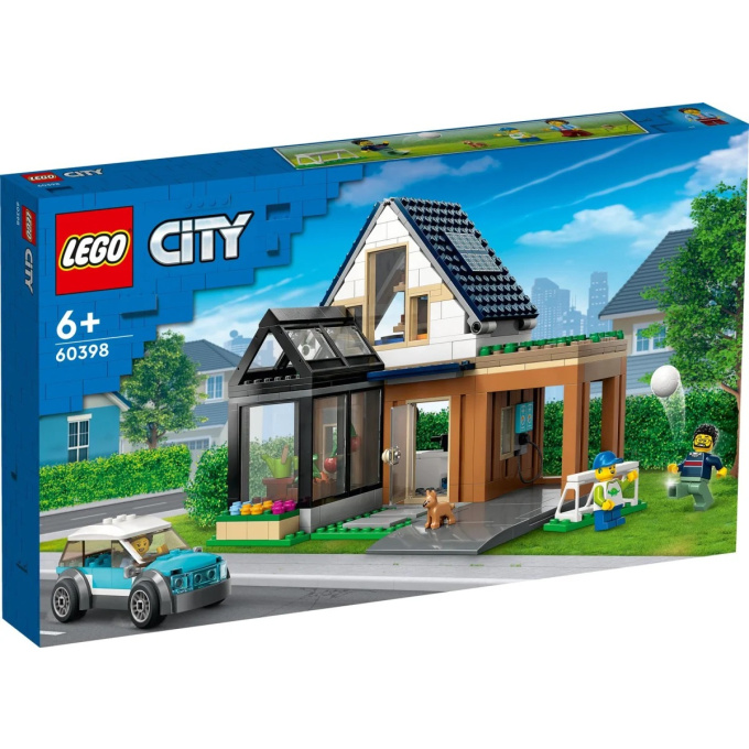 60398 Lego City- Rodinný dům a elektromobil