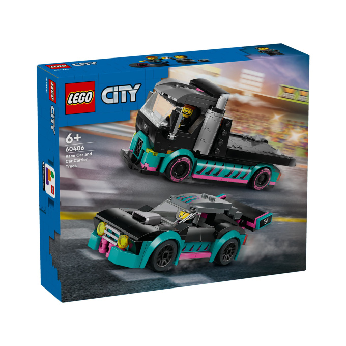 60406 Lego City – Kamion se závodním autem