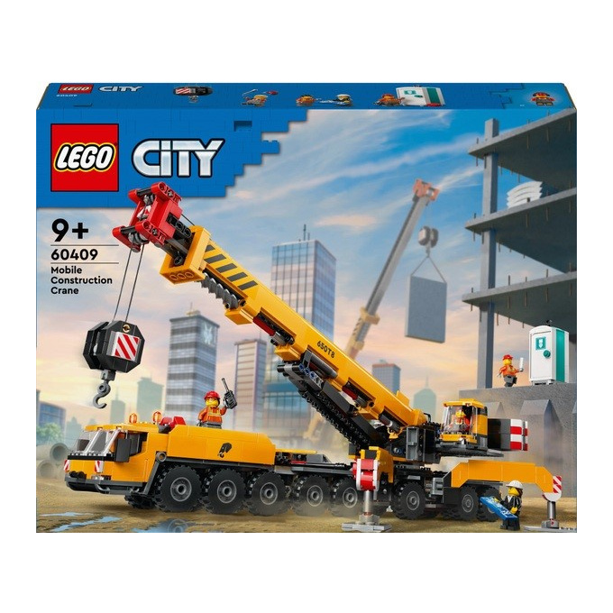 60409 Lego City – Žlutý pojízdný stavební jeřáb