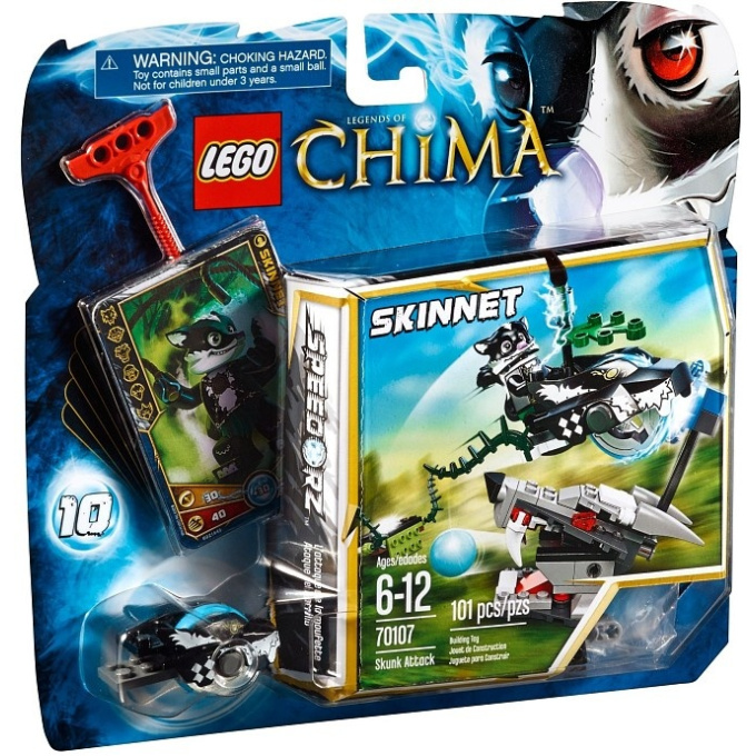 70107 LEGO CHIMA - Skunk útočí