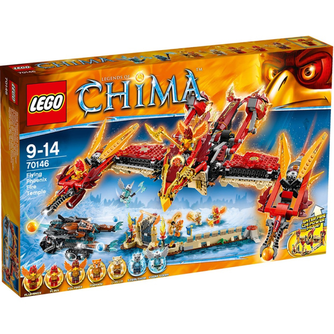 70146 LEGO CHIMA - Lietající ohnivý chrám Fénix