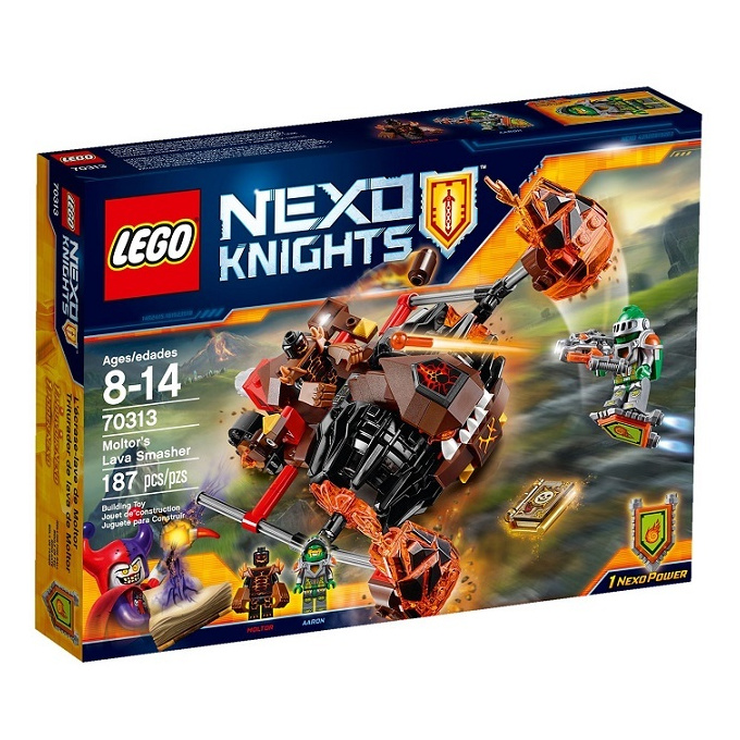 70313 LEGO NEXO KNIGHTS – Moltorův lávový drtič