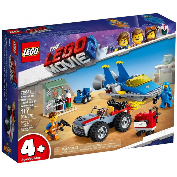 70821 LEGO MOVIE 2 - Emmetova a Bennyho dílna „Postav a oprav!"