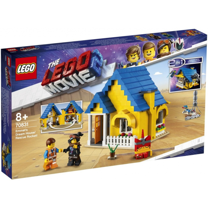 70831 LEGO MOVIE 2 - Emmetův dům snů / záchranná raketa!