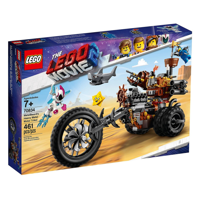 70834 LEGO MOVIE 2 - Ocelákova motorová tříkolka Heavy Metal!