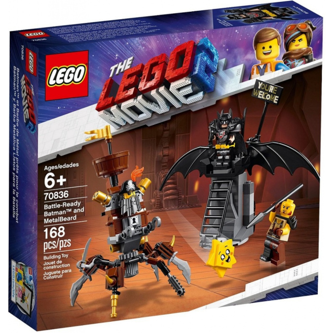 70836 LEGO MOVIE 2 - Batman a Ocelot připraveni na boj.