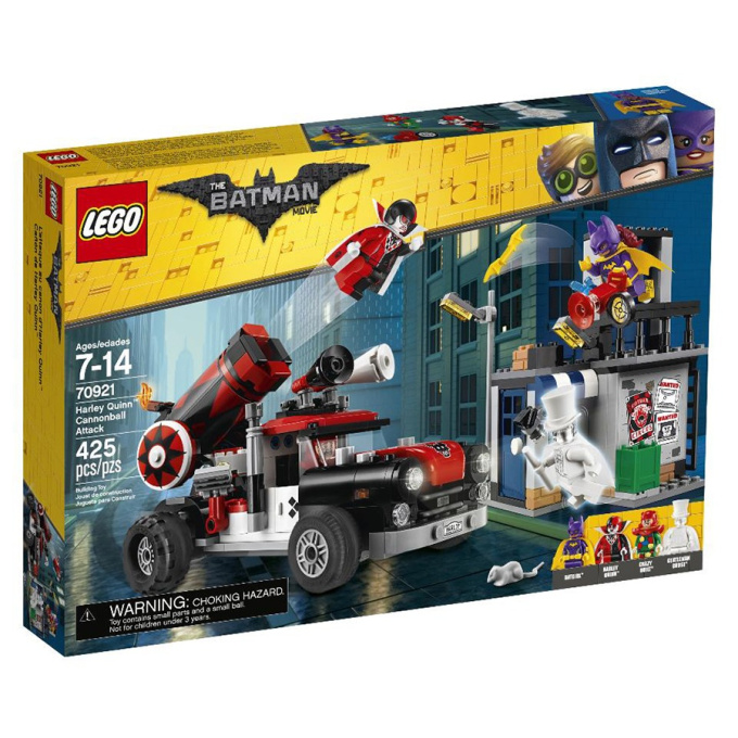 70921 LEGO BATMAN MOVIE - Harley Quinn a útok dělovou koulí