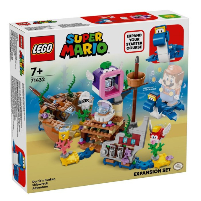 71432 Lego Super Mario – Dorrie a dobrodružství ve vraku lodi: Rozšiřující Set