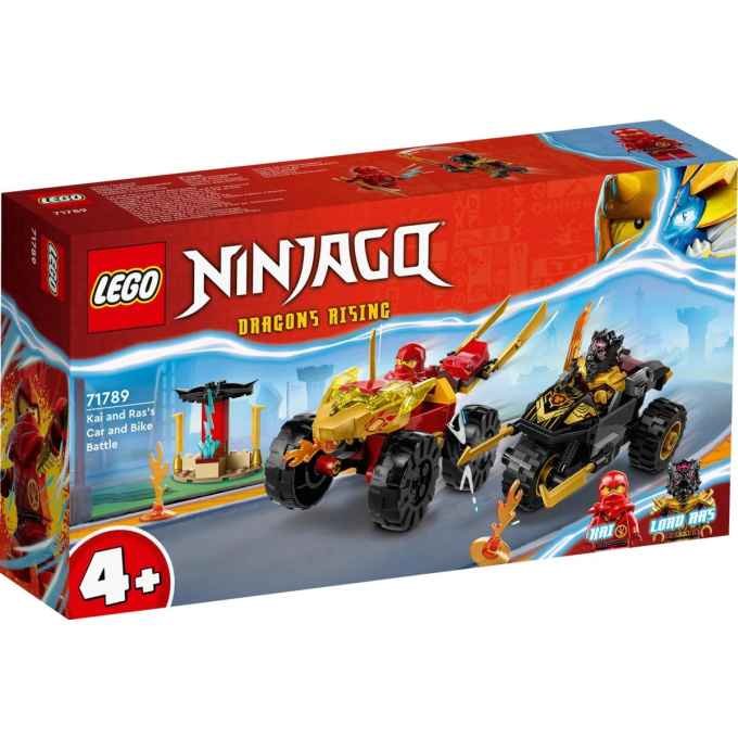 71789 Lego Ninjago- Kai a Ras v souboji auta s motorkou