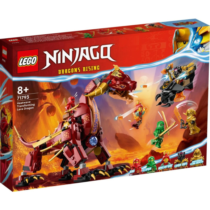 71793 Lego Ninjago- Heatwave a jeho transformační Lávový drak