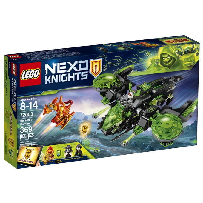 72003 LEGO NEXO KNIGHTS - Šílený bombardér
