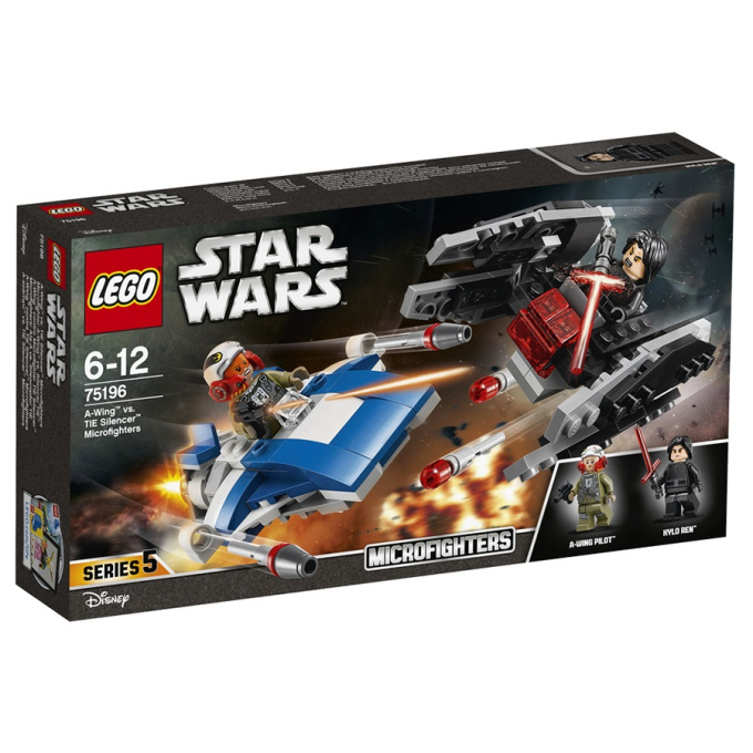75196 LEGO STAR WARS - Mikrostíhačka A-wing vs. mikrostíhačka TIE