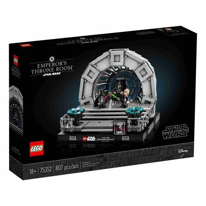 75352 Lego Star Wars – Císařova trůnní síň – diorama