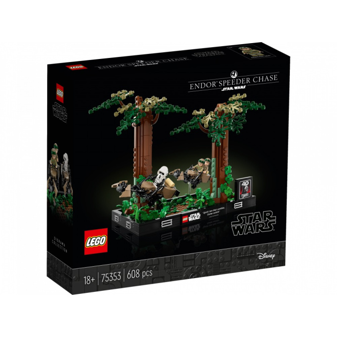 75353 Lego Star Wars – Naháněčka Spídrů na planétě Endor – diorama