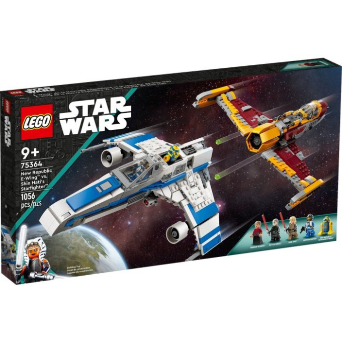 75364 Lego Star Wars – Stíhačka E-Wing Nové republiky vs. stíhačka Shin Hati