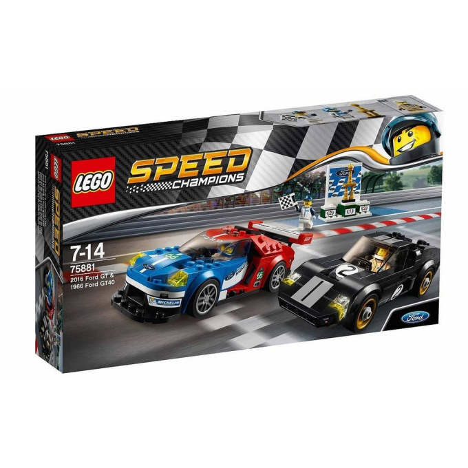75881 LEGO SPEED CHAMPIONS - 2016 Ford GT & 1966 Ford GT40