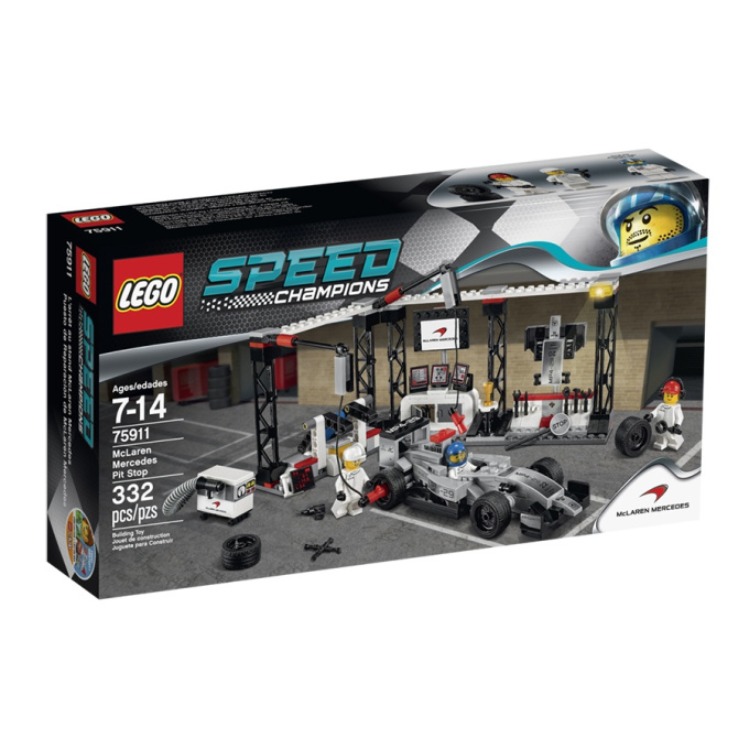 75911 LEGO SPEED CHAMPIONS - Zastávka v boxech pro McLaren Mercedes