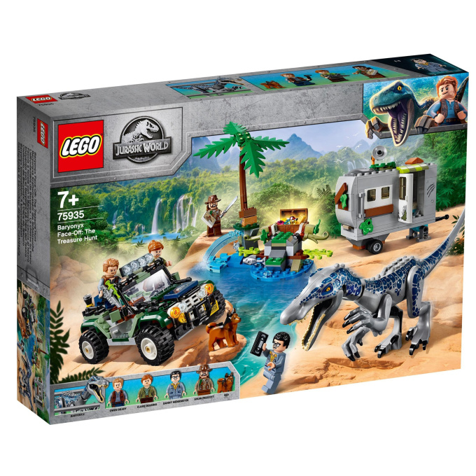 75935 LEGO JURASSIC WORLD - Střetnutí s Baryonyxem: Hon za pokladem