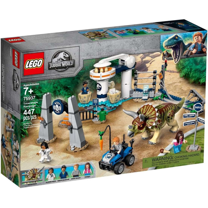 75937 LEGO JURASSIC WORLD – Triceratopsovo běsnění