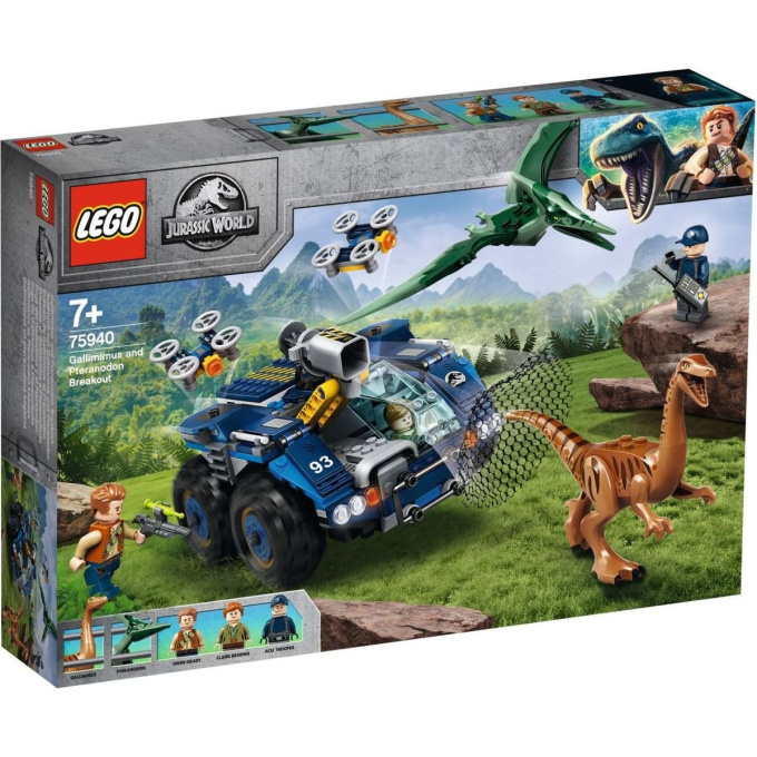75940 LEGO JURASSIC WORLD – Útěk Gallimima a Pteranodona