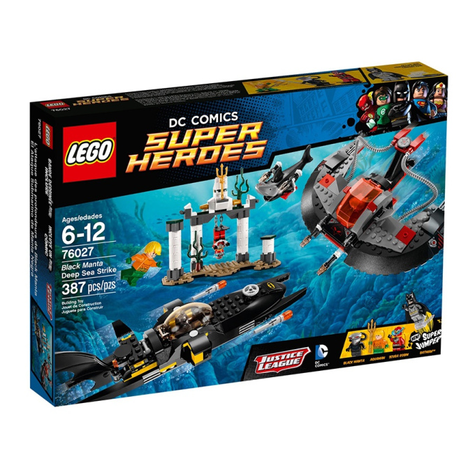 76027 LEGO SUPER HEROES - Hlbinný útok černé manty
