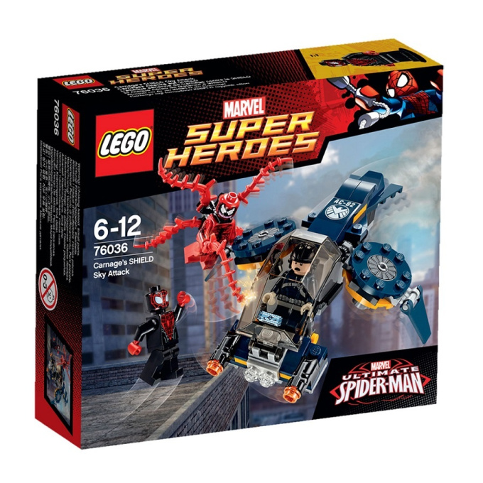 76036 LEGO SUPER HEROES - Carnagův vzdušný útok na Shield