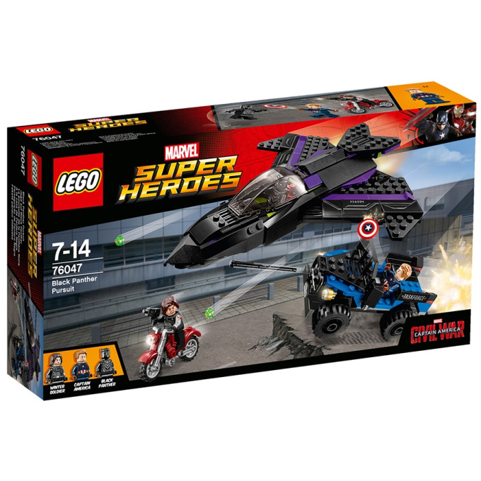 76047 LEGO SUPER HEROES - Pronásledování Black Pantherem
