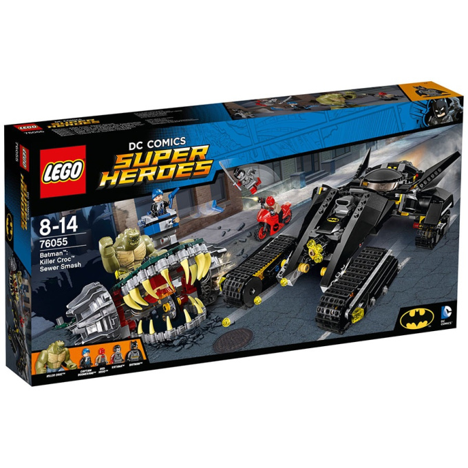 76055 LEGO SUPER HEROES - Batman: Killer Croc zničení ve stokách