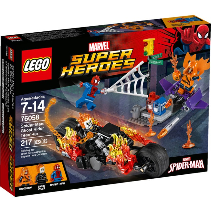 76058 LEGO SUPER HEROES - Spiderman: Ghost Rider vstupuje do týmu