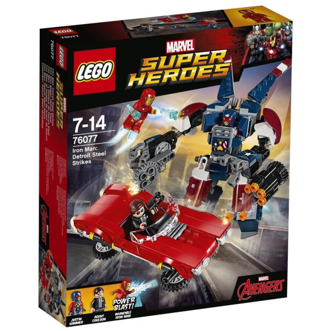 76077 LEGO SUPER HEROES - Iron-Man: Robot z detroitských oceláren