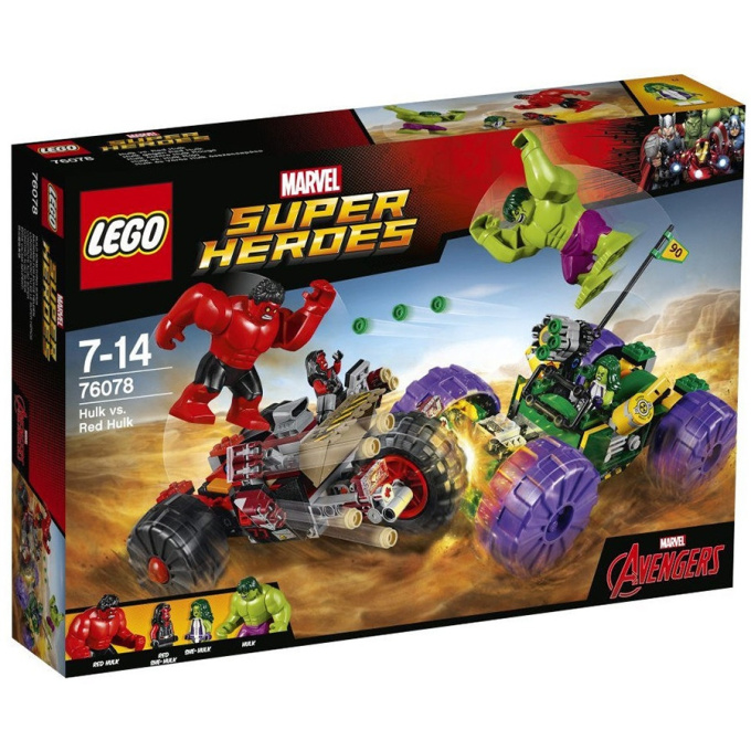 76078 LEGO SUPER HEROES - Hulk vs. Červený Hulk