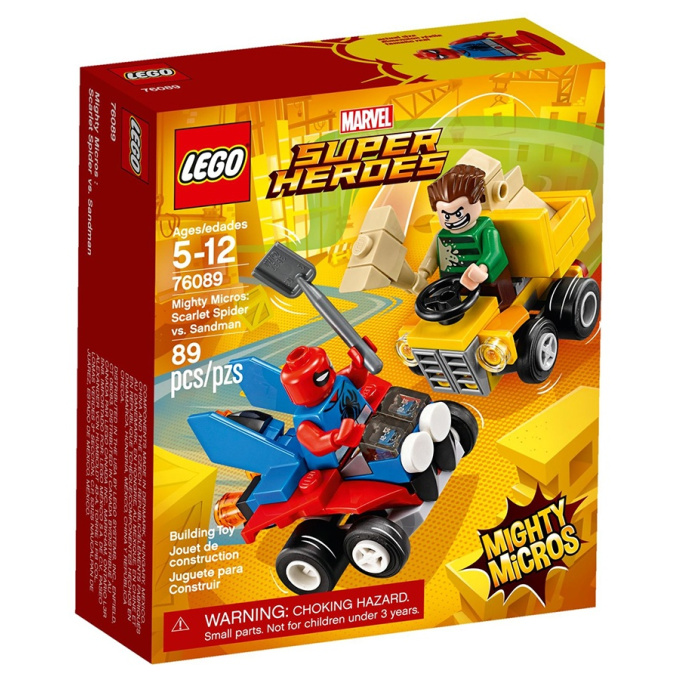 76089 LEGO SUPER HEROES - Mighty Micros: Scarlet Spider vs. Sandman