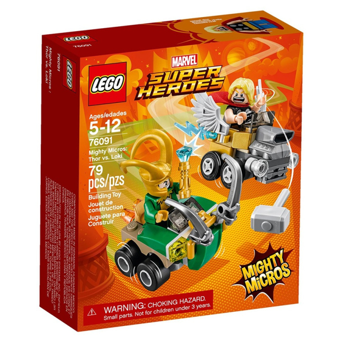 76091 LEGO SUPER HEROES - Mighty Micros: Thor vs. Loki