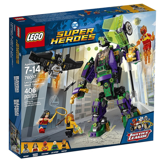 76097 LEGO SUPER HEROES - Lex Luthor a zničení robota