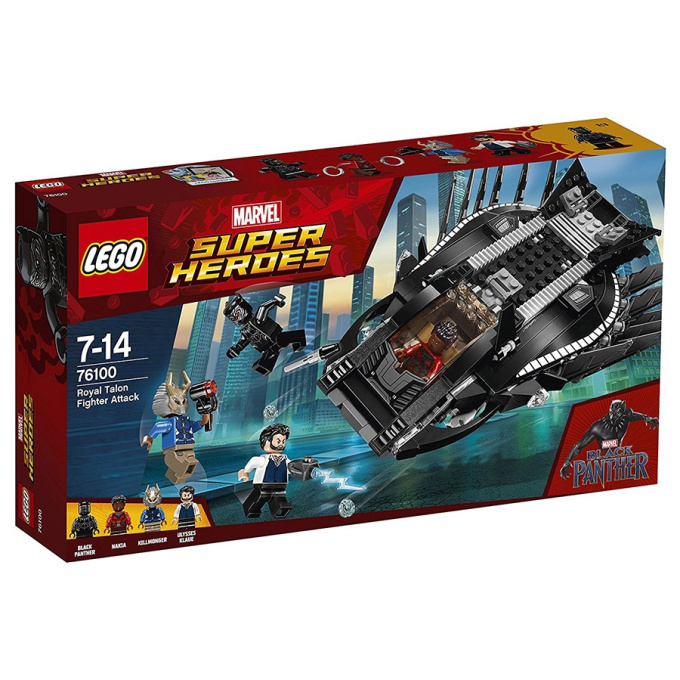 76100 LEGO SUPER HEROES - Útok stíhačky Černého pantera