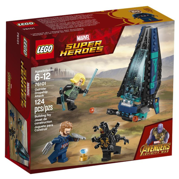 76101 LEGO SUPER HEROES - Útok vesmírné lodě Outrider