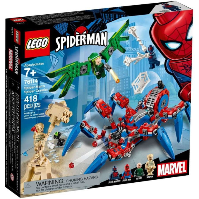 76114 LEGO SUPER HEROES - Spider-Man a jeho Pavoukolez
