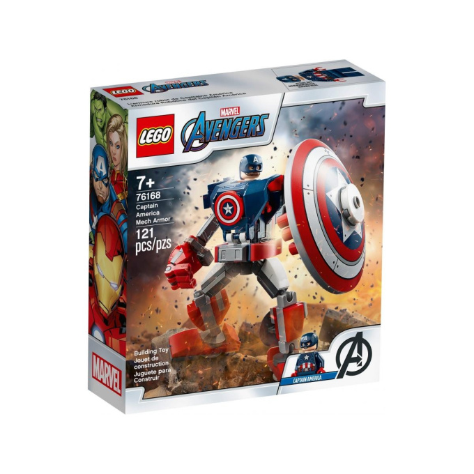 76168 LEGO MARVEL Captain America v obrněném robotovi