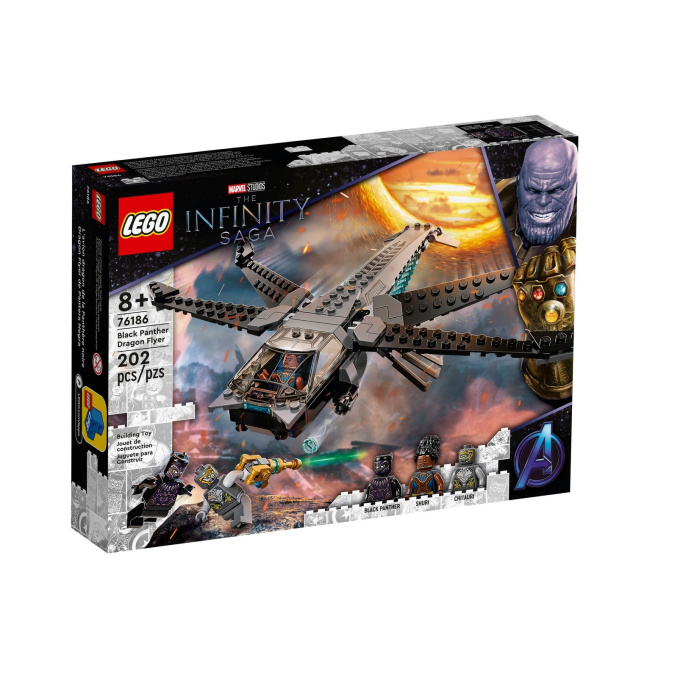 76186 Lego Marvel – Dračí letec Black Panther