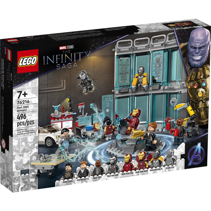 76216 Lego Marvel - Zbrojnice Iron Mana