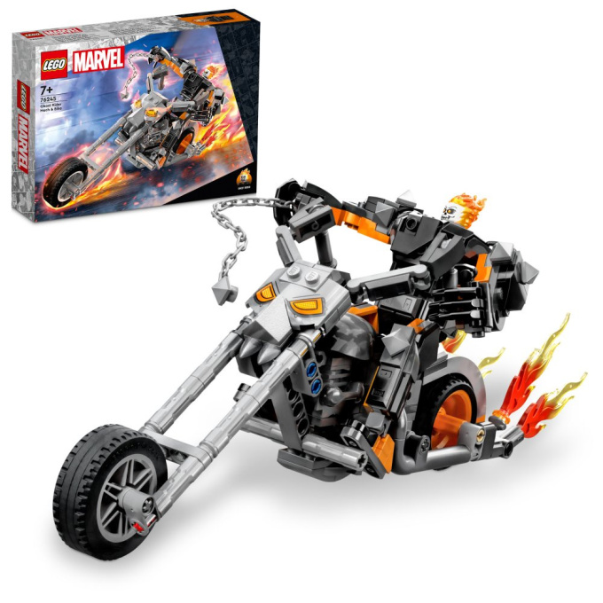 76245 Lego Marvel- Robotický oblek a motorka Ghost Ridera